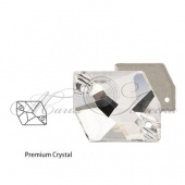 Космик пришивной Crystal - прозрачный 21*27мм 1шт хрусталь