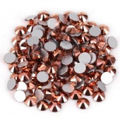 Premium NHF Crystal Rose Gold - цвет бронзы ss12(3,0 - 3,2 мм) 144шт стекло